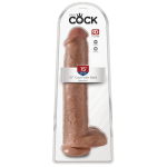 King Cock 15” Dildo with Testicles