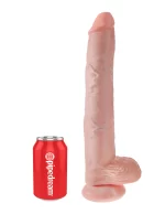 King Cock 14” Dildo with Testicles