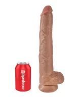 King Cock 14” Dildo with Testicles