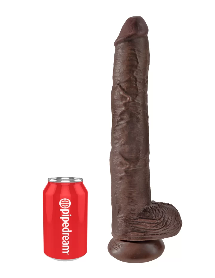 King Cock 14” Dildo with Testicles