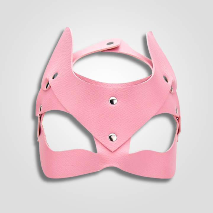 Kitty Cat Leather Mask