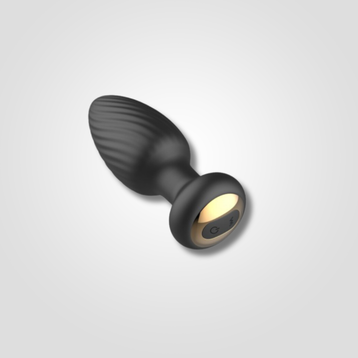 Vibrating Anal Plug with Rotation