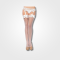 White Lace Thigh Highs 1912