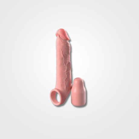 Flesh Penis Extension with Ball Strap