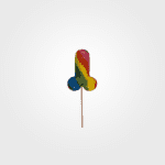Rainbow Penis Lollipop
