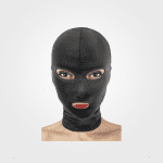 Black Hood With 3 Openings