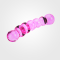 Ribbed Glass Dildo