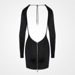 Deep Zip Dress - Image 7