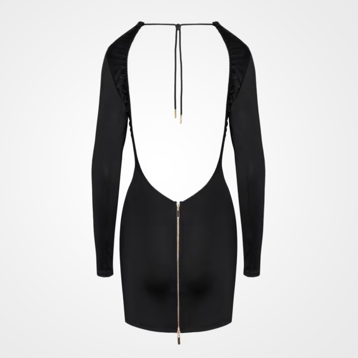 Deep Zip Dress - Image 7