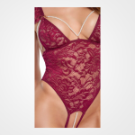Scarlet Lace Bodysuit - Image 4