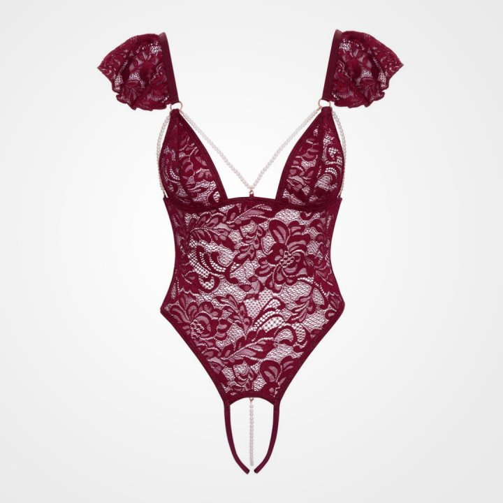 Scarlet Lace Bodysuit - Image 5