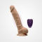 Thermoreactive Vibrating Dildo with R/C<span> - </span>Flesh, 8''