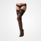 Sheer Lace Hold-Ups<span> - </span>L/XL